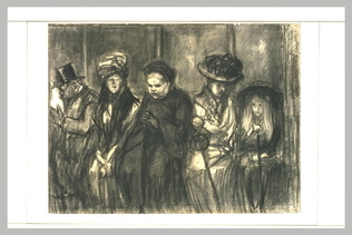 Théophile Alexandre Steinlen - Voyageurs assis