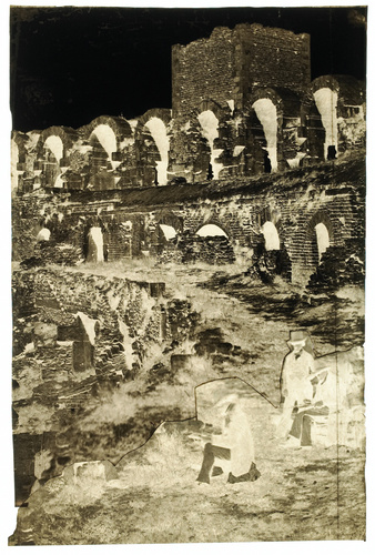 Édouard Baldus - Arles (Bouches-du-Rhône) - Amphithéatre, vue intérieure