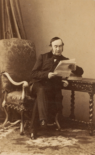André Adolphe Eugène Disdéri - Portrait carte-de-visite du Marquis de Chasseloup...