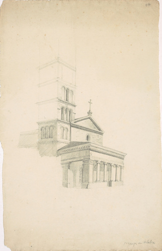 Louis Boitte - Eglise Saint-Georges-au-Velabre, la façade