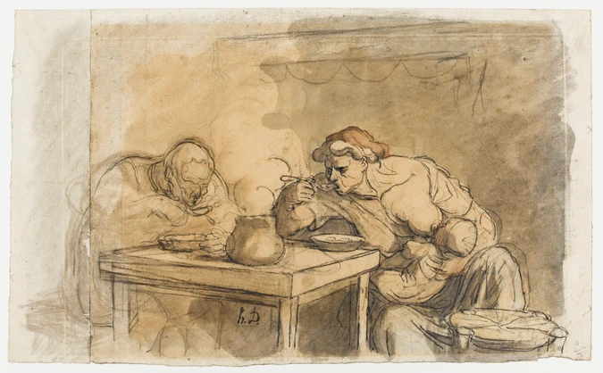 Honoré Daumier - La soupe