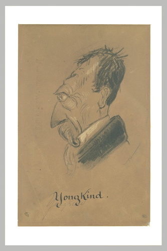 Nadar - Portrait-charge de Jongkind