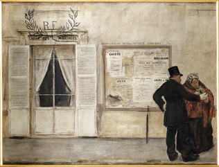 Jean-François Raffaëlli - Les Invités attendant la noce