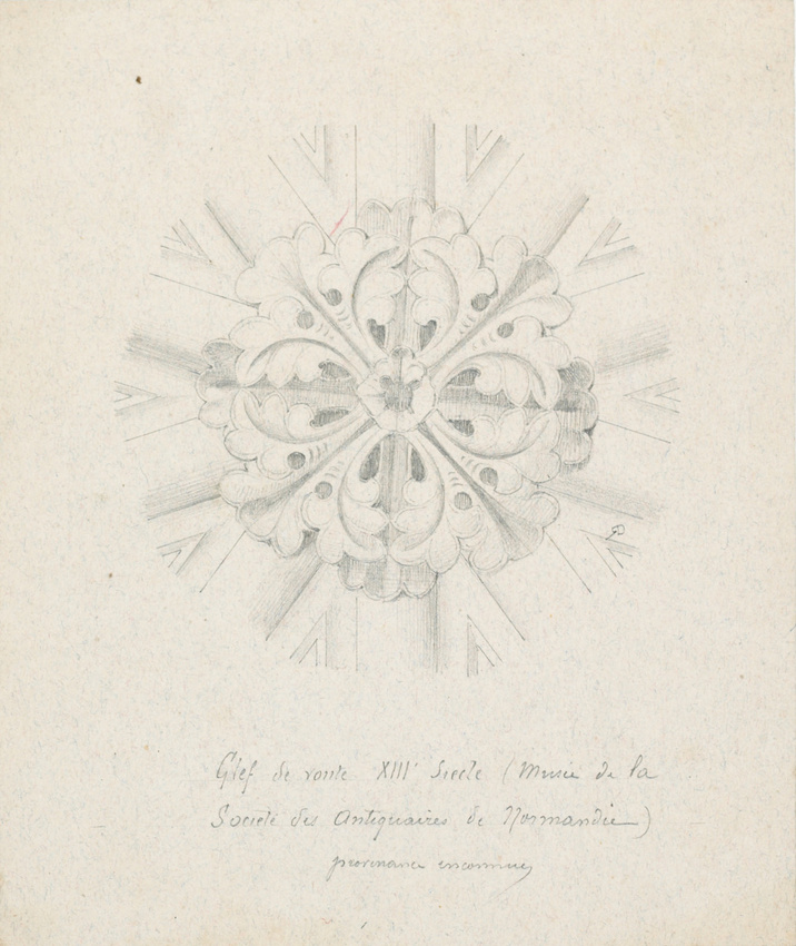 Victor Ruprich-Robert - Clef de voûte du Musée de la Société des Antiquaires de ...