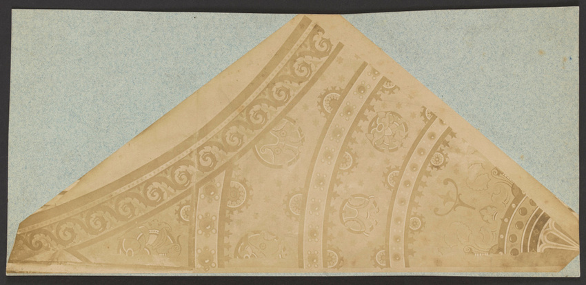 Anonyme - Photographie d'un carton pour un écoinçon, peut-être pour le casino d'...