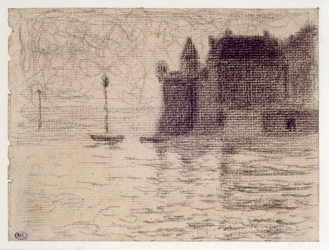 Paul Signac - Les remparts du Mont-Saint-Michel