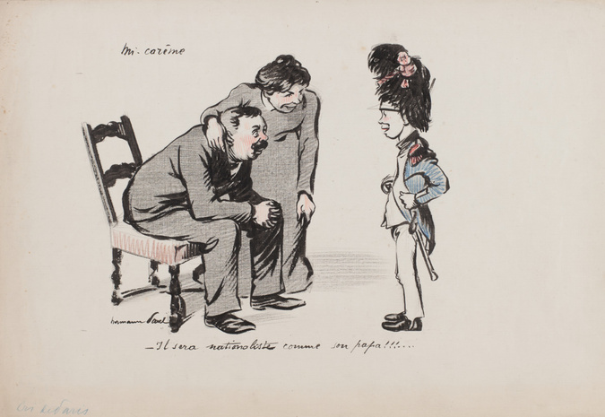 René Hermann-Paul - Mi-carême (dessin de moeurs)