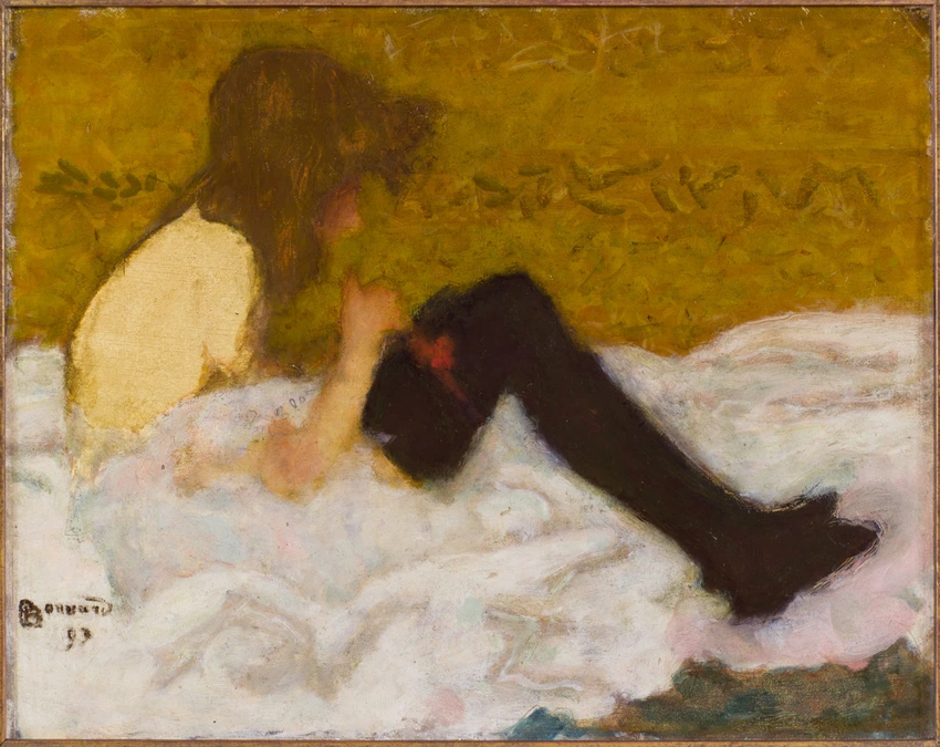 Pierre Bonnard - La Jeune Fille aux bas noirs