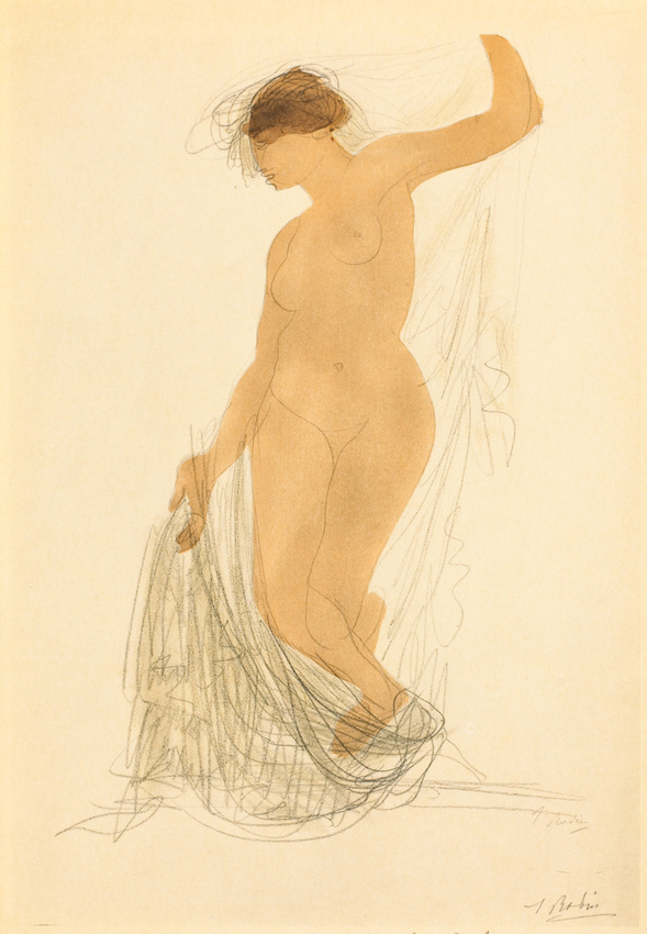 Anonyme - Drawing, by Auguste Rodin