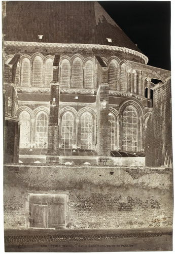 Henri Le Secq - Reims (Marne) - Chevet côté sud, église Saint-Remi