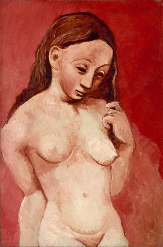 Nu sur fond rouge - Pablo Picasso