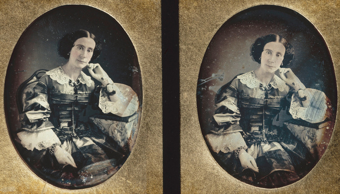 Anonyme - Portrait de jeune femme assise