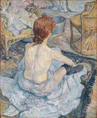 Henri de Toulouse-Lautrec - Rousse (La toilette)
