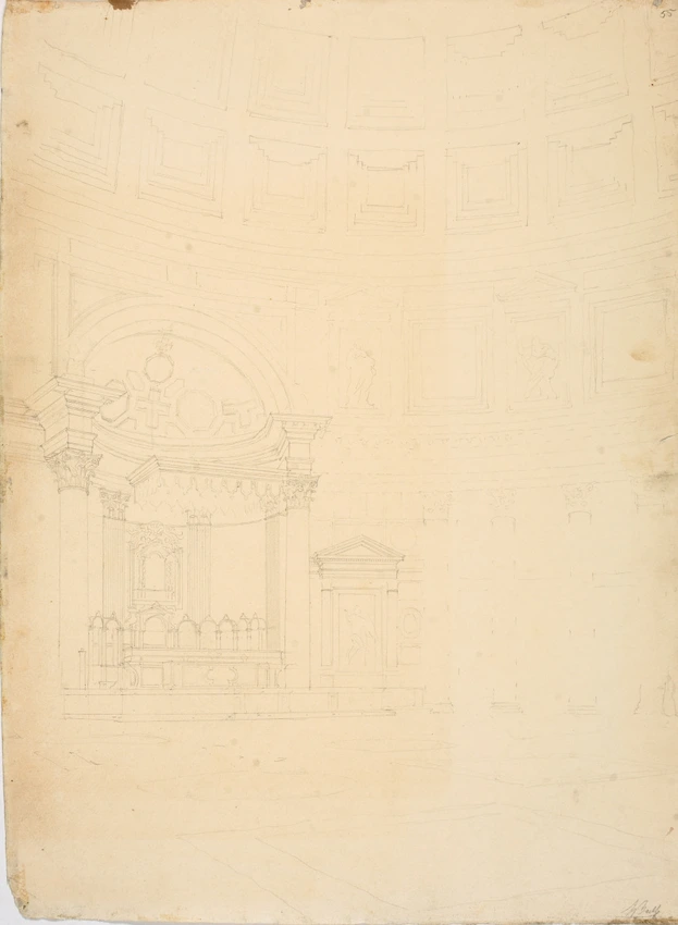 Louis Boitte - Panthéon, vue de l'intérieur