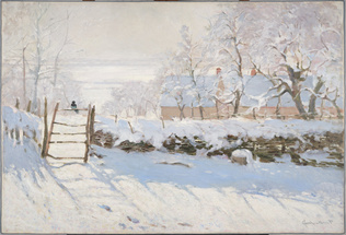 La Pie - Claude Monet | Musée d'Orsay