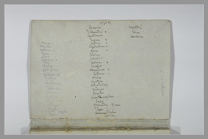 Alfred Dehodencq - Notes manuscrites