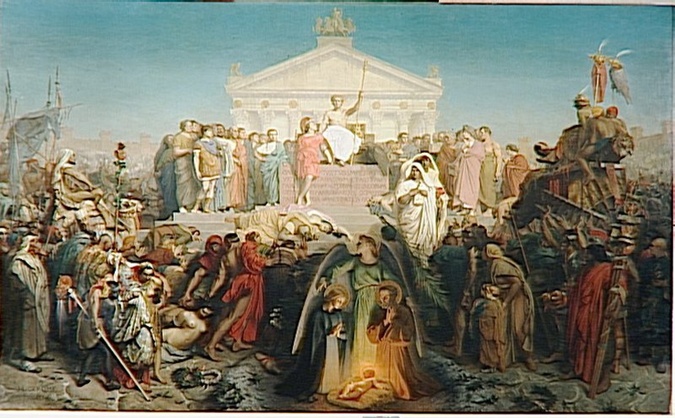 Jean-Léon Gérôme - Siècle d'Auguste : Naissance de N.S. Jésus Christ