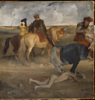 Edgar Degas - Scène de guerre au Moyen Age