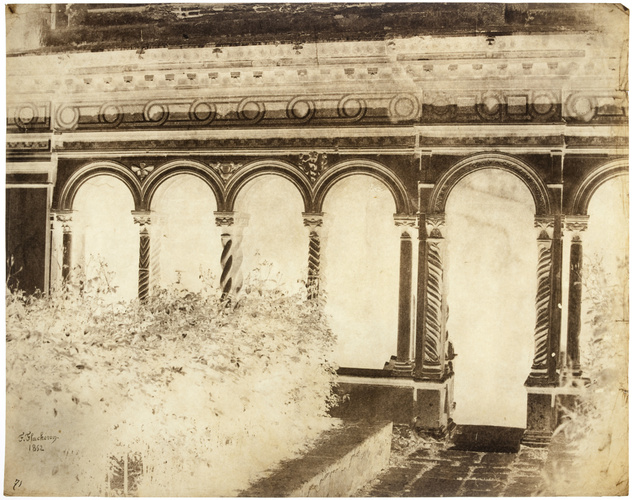 Frédéric Flachéron - Rome, arcades du cloître de Saint-Jean-de-Latran
