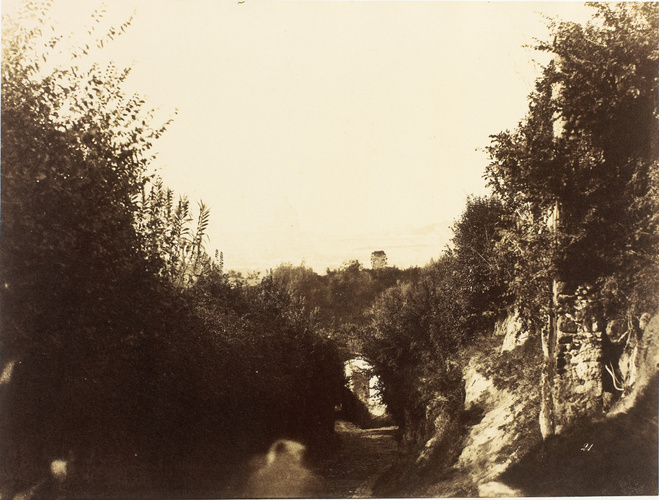 Firmin Eugène Le Dien - Paysage à Rome