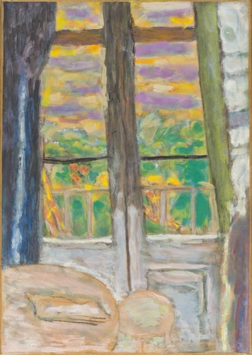 Pierre Bonnard - Intérieur à la porte fenêtre, vue du petit salon du Cannet