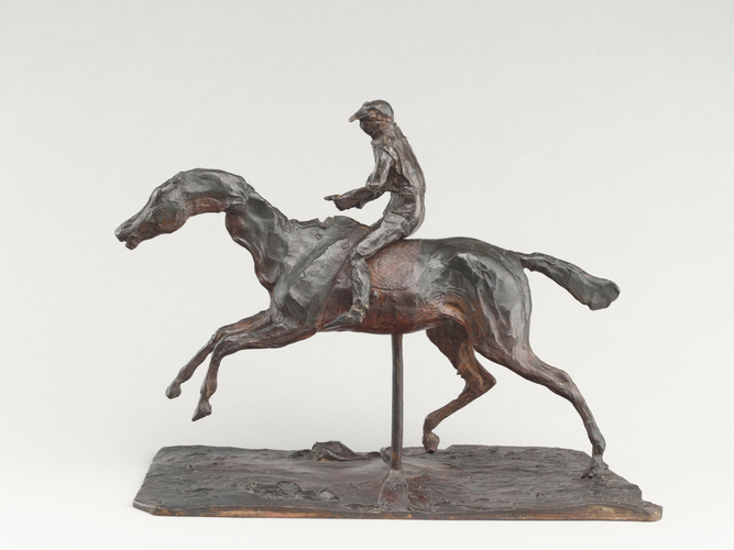 Edgar Degas - Cheval au galop sur le pied droit
