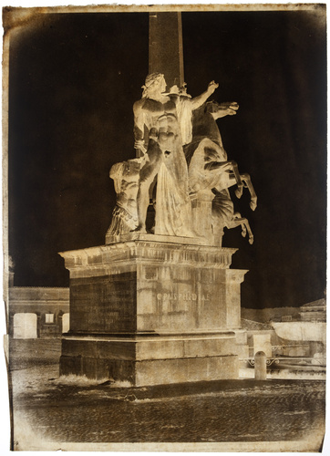 Frédéric Flachéron - Rome, chevaux dits de Phidias, place du Quirinal