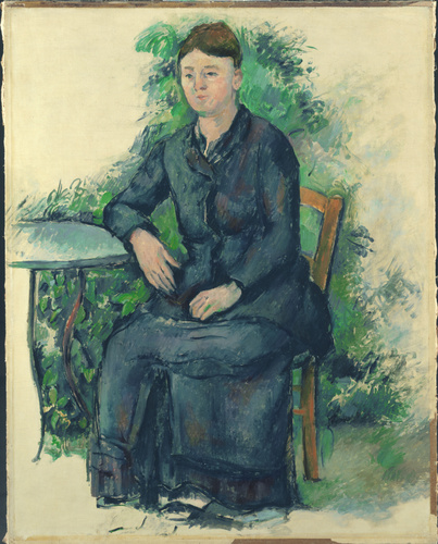 Paul Cézanne - Madame Cézanne au jardin}