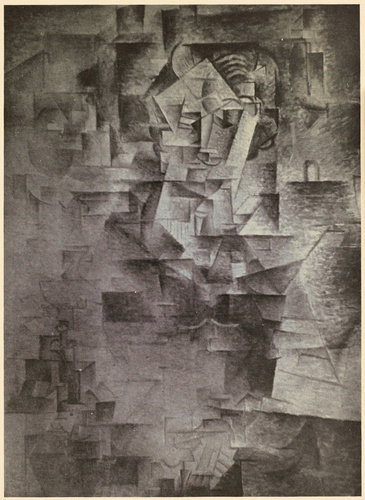 Anonyme - Reproduction du tableau de Pablo Picasso intitulé "Portrait de Kahnwei...