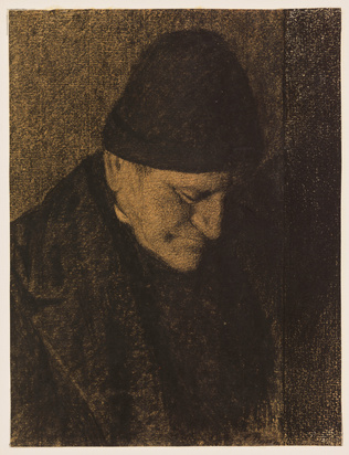 Léon Bonvin - Portrait du père de l'artiste