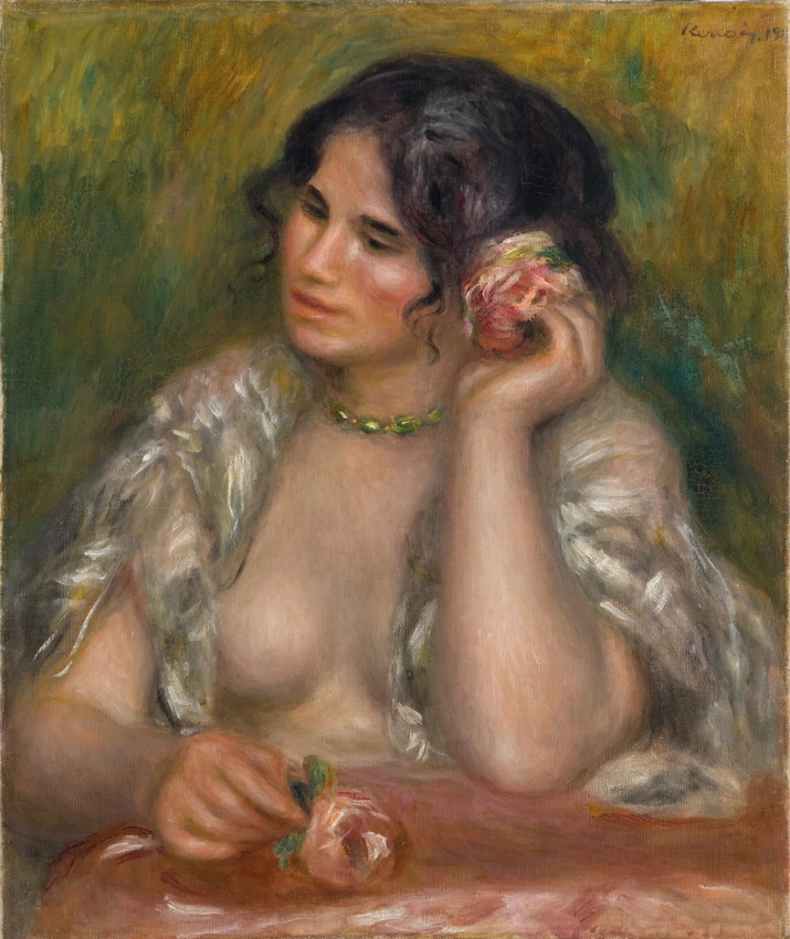 Auguste Renoir - Gabrielle à la rose