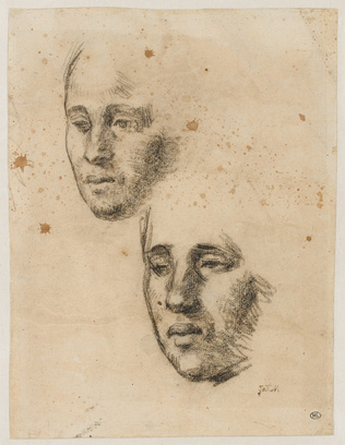 Jean-François Millet - Etudes d'un visage de femme