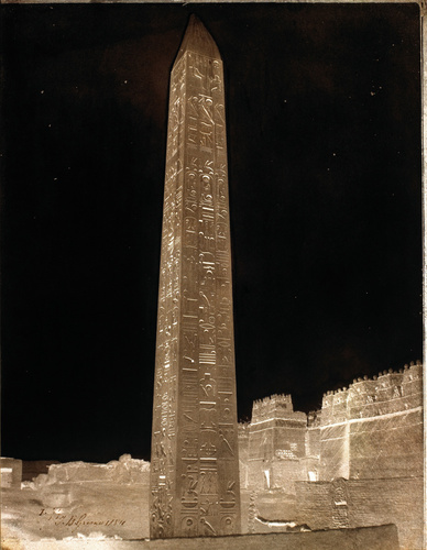 John Beasley Greene - Louqsor, obélisque, faces est et sud