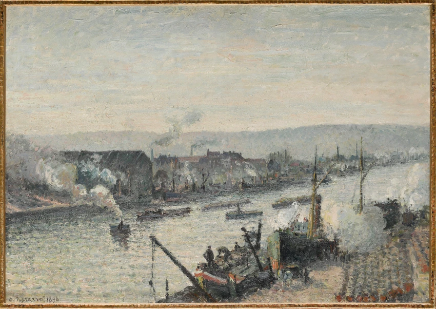 Camille Pissarro - Port de Rouen, Saint-Sever