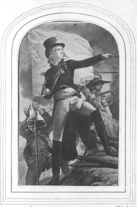 Henri de La Blanchère - "Henri Duverger, comte de La Rochejaquelein", tableau de...