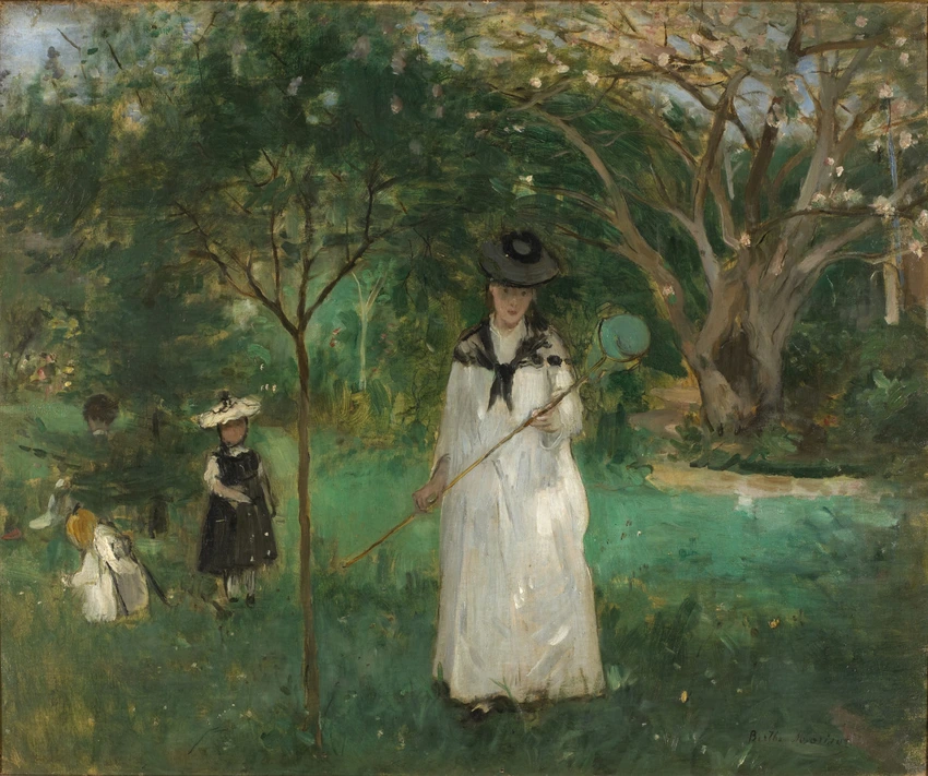 Chasse aux papillons - Berthe Morisot