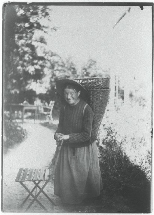 Gabriel Loppé - Ambraisen ?, paysanne des Houches