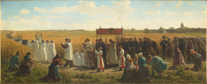 Jules Breton - La Bénédiction des blés en Artois