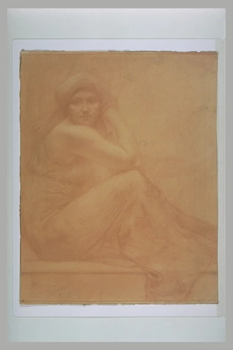Armand Rassenfosse - Femme assise en turban