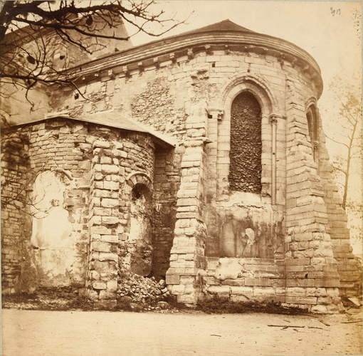 Charles Marville - Paris, église Saint-Pierre-de-Montmartre, abside et absidiole...