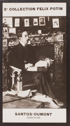 Anonyme - Alberto Santos-Dumont, aérostation