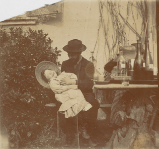 Edouard Vuillard - Pierre Bonnard chatouillant sa nièce Renée Terrasse, au Grand...