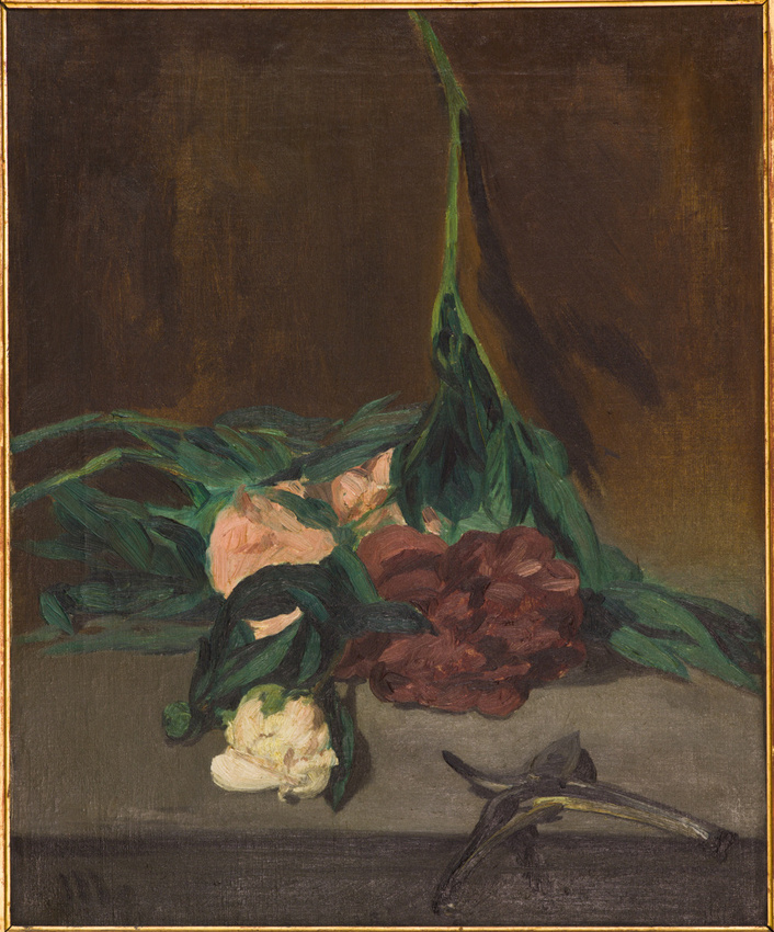 Edouard Manet - Tige de pivoines et sécateur
