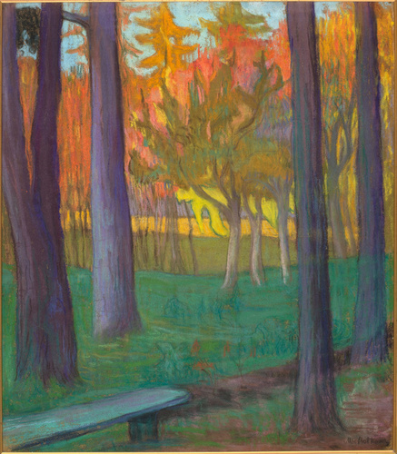 Maria Sergeevna Botkin - Paysage d'automne