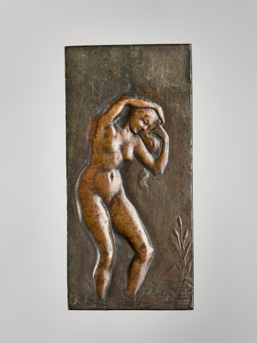 Anonyme - Femme nue, les pieds dans l'eau