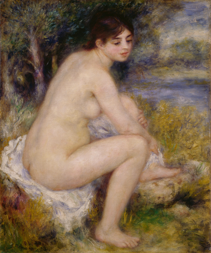 Auguste Renoir - Femme nue dans un paysage