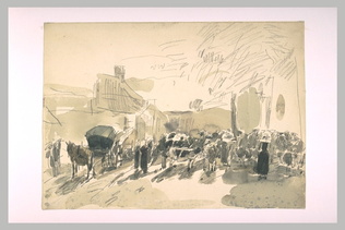 Eugène Boudin - Foire à Daoulas