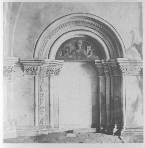 Hermann Emden - Cathédrale de Mayence, vue de la porte de la salle du chapitre o...