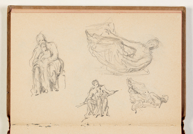 Croquis de figures diverses - Henri Chapu | Musée d'Orsay