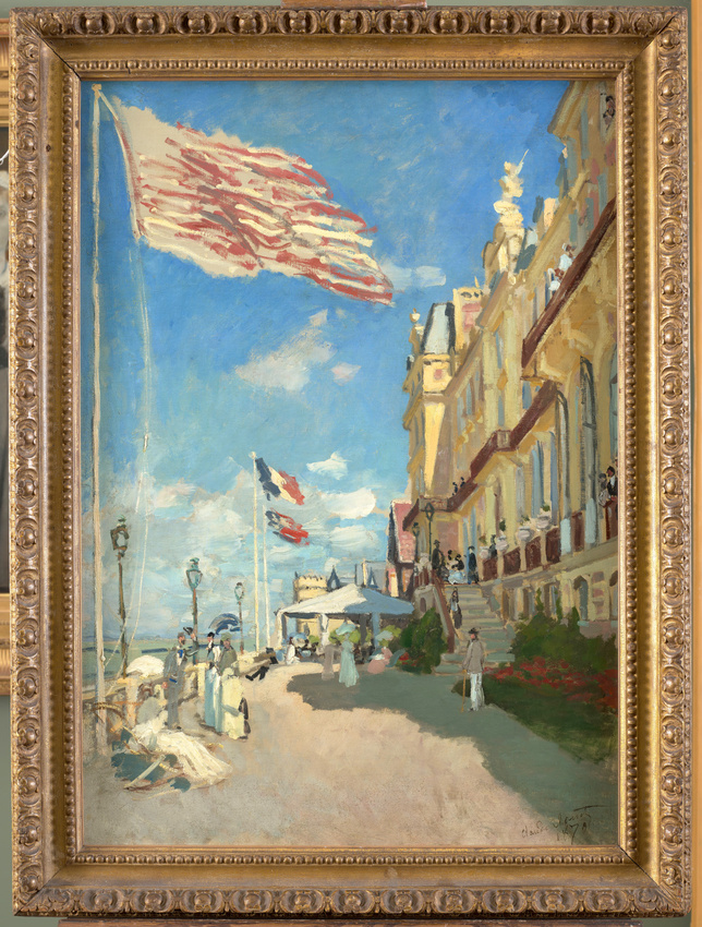 クロード・モネ、The Hotel des Roches Noires at File:Claude Monet - Hôtel des roches noires. Trouville